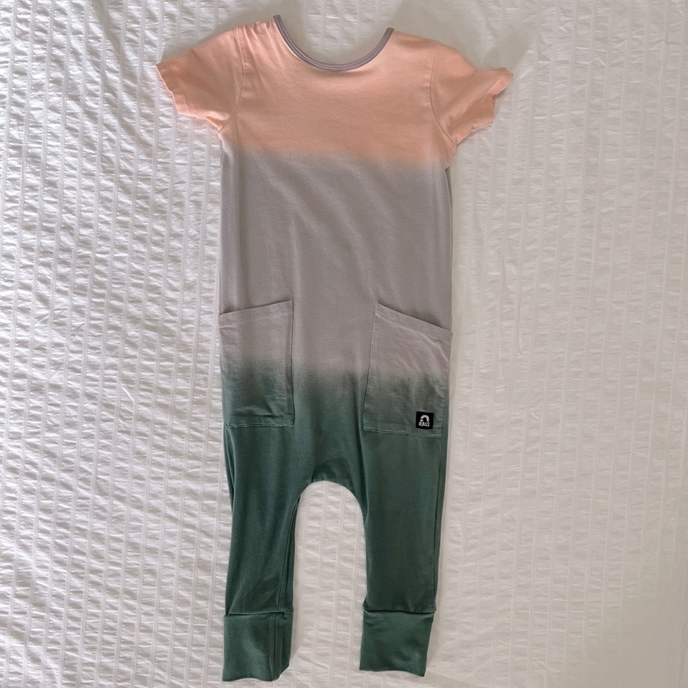 Rags Ombré Short Sleeve Romper